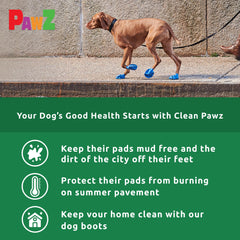 Protex PawZ: traction antidérapante en caoutchak naturel utile sur surfaces mouillées.