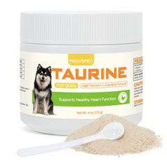 Provspro Taurine chien bouteille soutien potentiel à la santé cardiaque