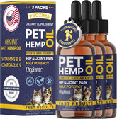 Prozima huile de chanvre pour chiens et chats — bouteille facile à doser