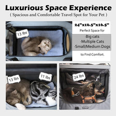Prutapet ensemble voyage – bols pliables et litière pour manger et faire ses besoins en route.