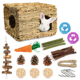PStarDMoon: maison-herbe-lapin, refuge naturel pour jouer et se reposer.