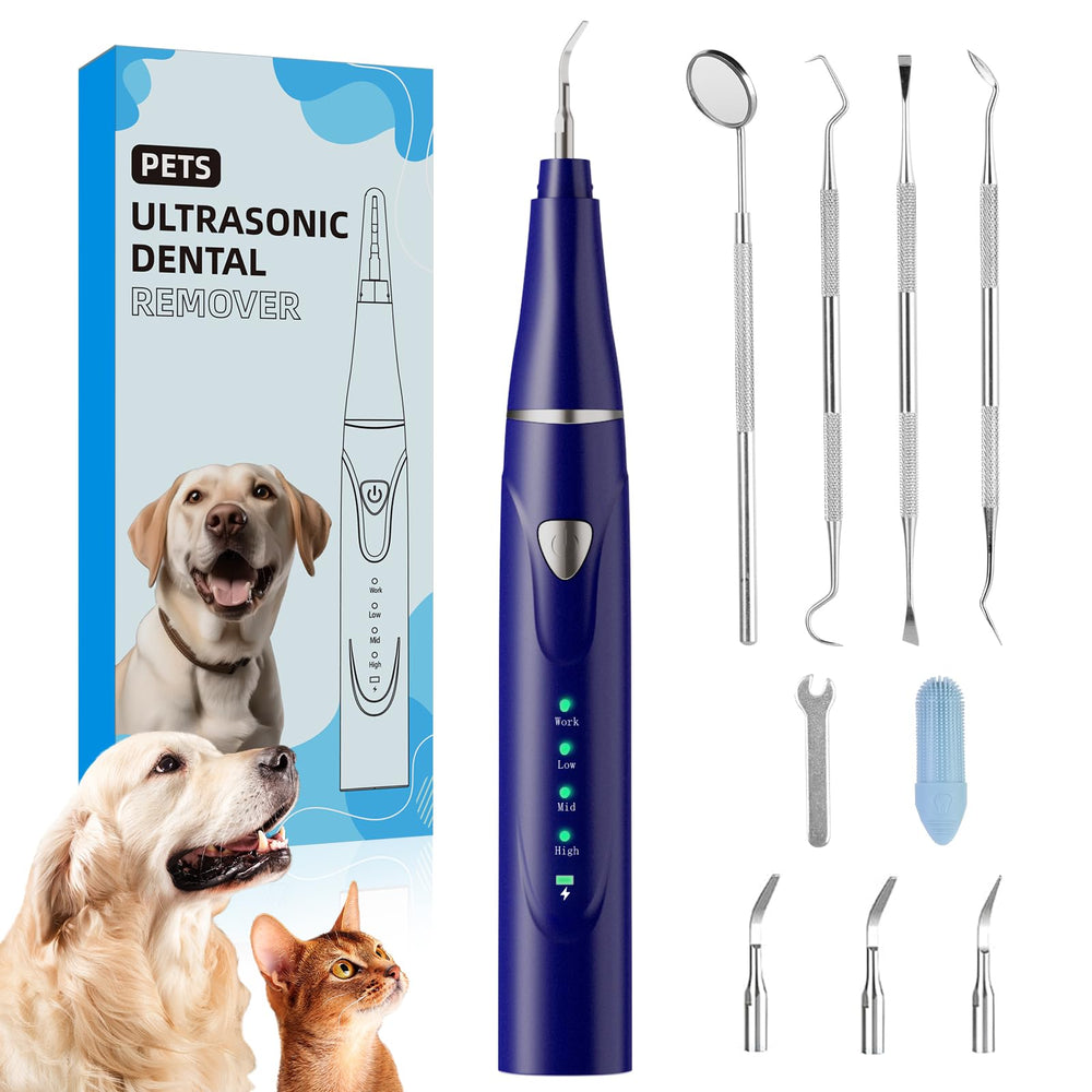 Psytpusa appareil dentaire pour animaux avec lumière intégrée, nettoyage pratique.
