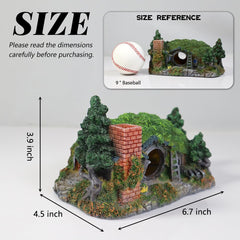 PTFJZ hobbit-ornement-reptile-habitat ajoute un décor naturel et sûr.