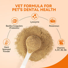 PUAINTA Poudre dents chien - arôme poulet stimulant l'appétit lors des repas.