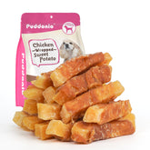 Puddonio friandises chien emballage visible sans cuir cru pour chiots.