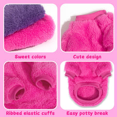 Pull pour chien petit, ajustement serré et confortable pour chiots.