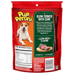 Pup-Peroni arôme boeuf intense: goût riche sans artifices.