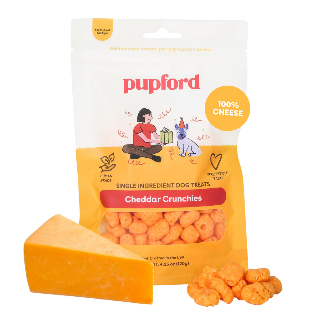 Friandises Pupford au fromage emballage attrayant prêt à l'utilisation.