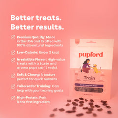 Pupford Soft & Chewy – arôme appétissant qui stimule l'attention.
