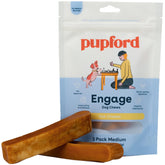 Pupford Yak Cheese Chews emballage révélant le produit naturel et durable.