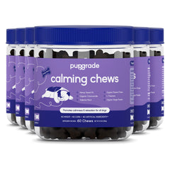 PupGrade friables apaisants en boîte, texture douce pour chien.