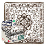 PUPIBOO Tapis lavable anti-fuite pour chien, protection durable du sol.