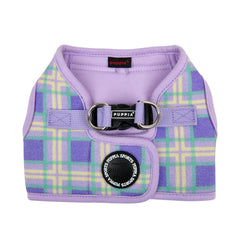 Harnais Puppia à carreaux Violet Jaylen XL, style moderne pour chien