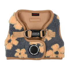 Puppia Ren Vest harnais dos avec velcro et boucle, fixation rapide et sûre.