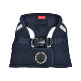 Puppia Soft Vest Harnais Pro Navy XL avec bandes réfléchissantes pour meilleure visibilité.