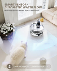 Puppyspout fontaine-chat-verre-decoration-diy: personnalisez l’apparence avec des décorations sans poussière.