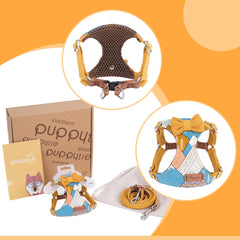 Puppytie harnais doux et respirant XS protège la peau lors des exercices.