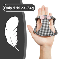 Puppytie harnais XS ultra léger pour promenades agréables.