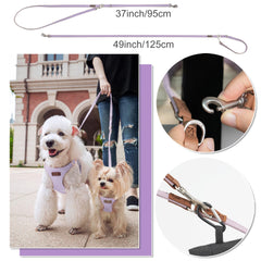Puppytie longe multifonction 49 pouces, porte-clés et sacs-poubelle.