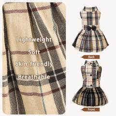 Robe PUPTECK chien bouton noir pratique – facile à enfiler et sécurisée.