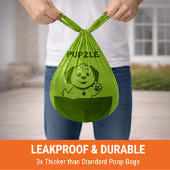Pupzle sacs-crottes ouverture facile, nettoyage rapide et hygiénique.