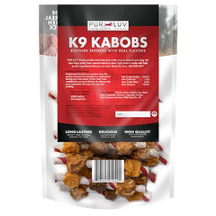 Pur Luv K9 Kabobs foie et poulet, saveur gourmande et protéines.
