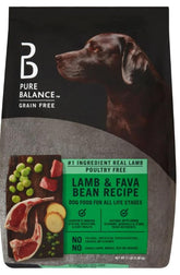 Pure Balance croquettes agneau et haricots fava, sac prêt à nourrir votre chien.