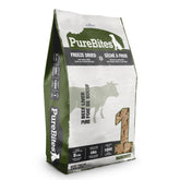 PureBites Boeuf Foie Séché en sachet pratique, récompense naturelle pour chien.