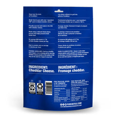 PureBites cheddar seche, ingrédient unique et transparent pour chien