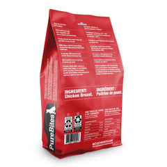 PureBites poulet lyophilisé, texture légère facilitant les friandises répétées.