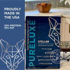 PURELUXE, prébiotiques et probiotiques favorisant la digestion canine.