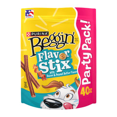 Purina Beggin' Flavor Stix emballage 40oz pratique pour le rangement et la récompense