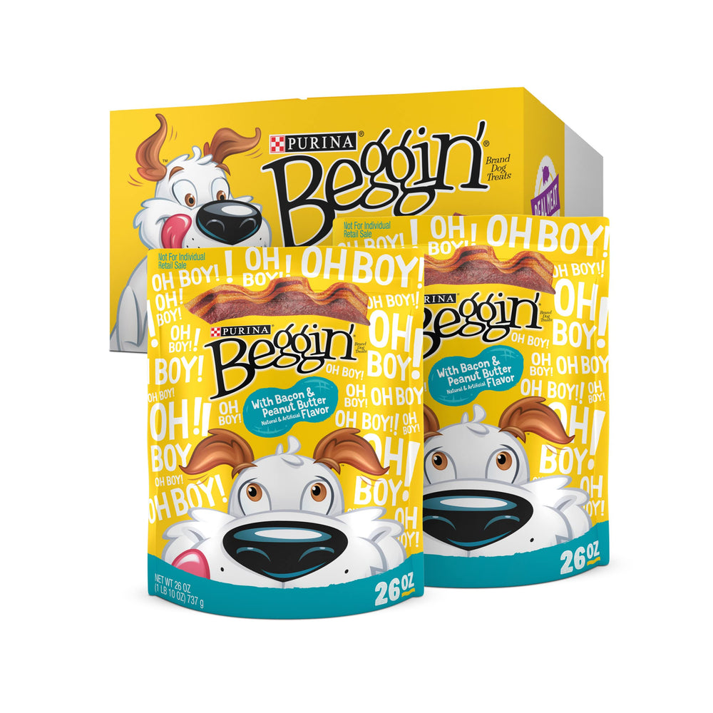 Purina Beggin' Strips avec viande réelle, friandise tendre pour chien qui stimule l'appétit