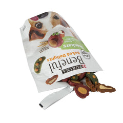 Goût beurre de cacahuète et fromage, texture alliant croquant et douceur.