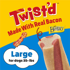 Purina Busy Beggin’ Twist’d arôme bacon – déclenche le flair du chien et l’impatience