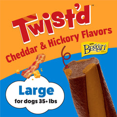 Texture durable Purina Busy Beggin’ Twist’d, friandise longue mastication.