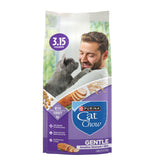Purina Cat Chow Doux Estomac Sensible offre des croquettes faciles à digérer pour chat adulte.