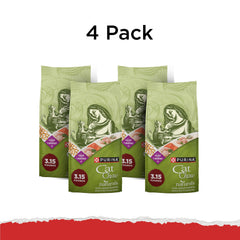 Purina Cat Chow Naturals saumon-ingredient, saveur naturelle pour énergie du chat.
