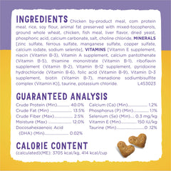 Purina Kitten Chow ingrédients de haute qualité sans artificiels