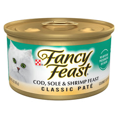 Purina Fancy Feast Pâté cabillaud: texture onctueuse pour chats exigeants
