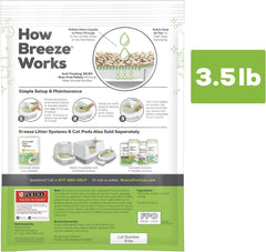Purina Litter Breeze, pellets sans parfum pour un entretien frais.