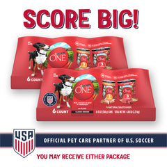 Purina One Classic Boeuf et Riz, boîte humide pour chien adulte, protéines et goût.
