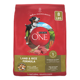 Purina One croquettes agneau et riz, soutiennent les muscles forts.
