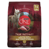 Purina One Dinde et Venaison — sac 7,4 lb pour repas quotidiens.
