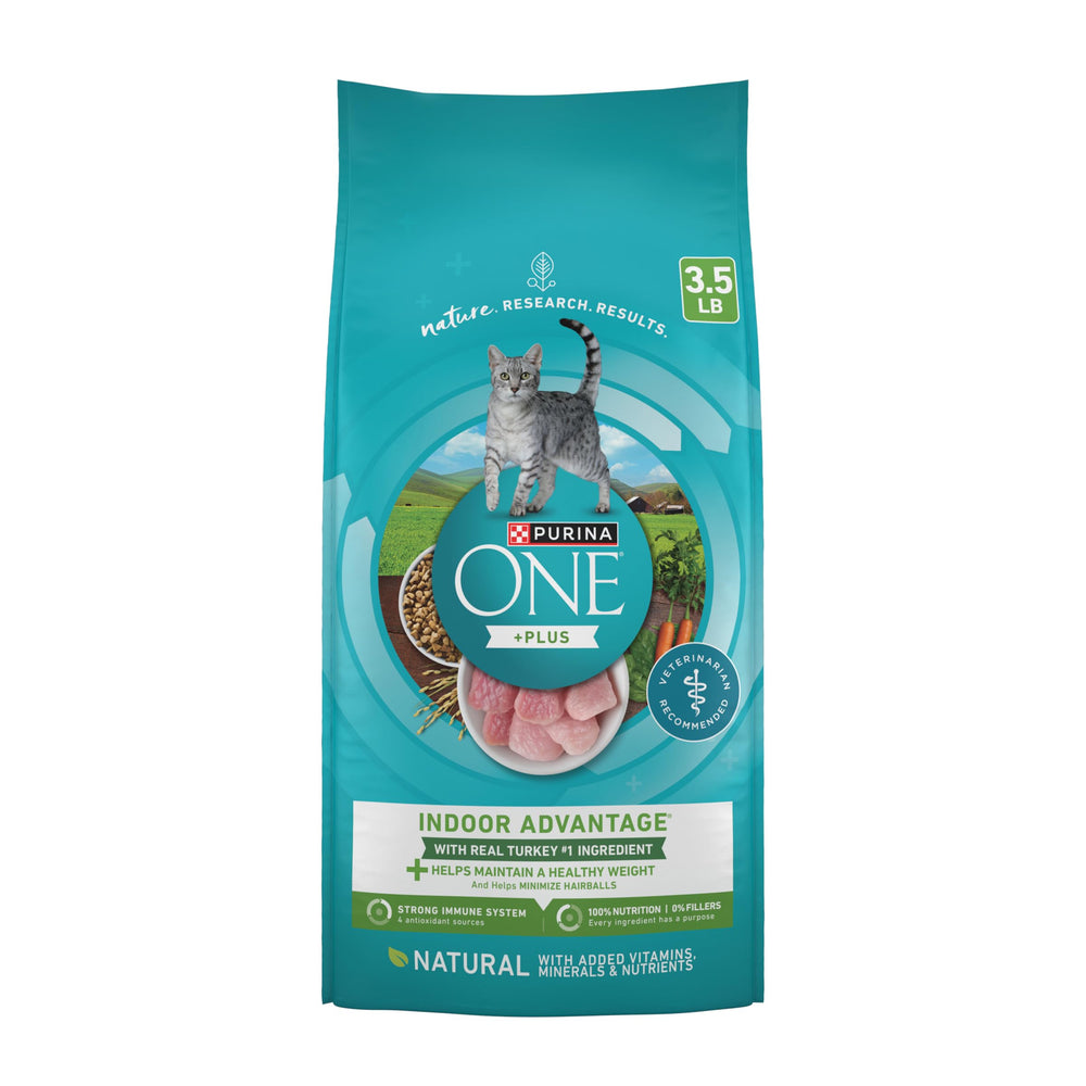 Purina One Avantage Interieur croquettes proteine, soutien potentiel des muscles et du coeur.