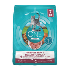 Purina ONE haute protéine croquettes sèches, muscles et énergie du chat.