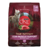 Purina ONE Vrai Instinct Chien – Boeuf Réel au premier ingrédient, savoureux et nutritif.