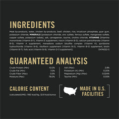 Nutrition avec 25 vitamines et taurine présentée dans l image