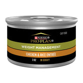 Purina Pro Plan Adulte Poids Gestion, poulet et riz en sauce en jus, aide au maintien de la masse musculaire.