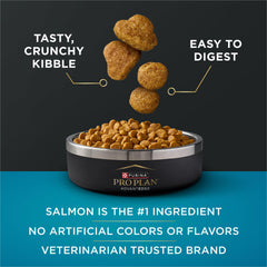Purina Pro Plan AdvantEDGE ingrédients saumon premier, bénéfice digestif grâce à des prébiotiques et probiotiques.